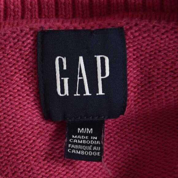 Gap Women's Crew Neck Sweater Pink Relaxed Fit Size Medium - Picture 11 of 15